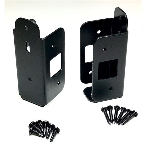 black metal fence hinge bracket|slipfence fence mounting bracket.